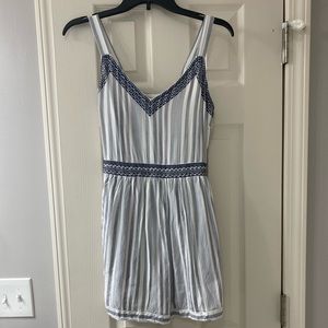 Striped romper